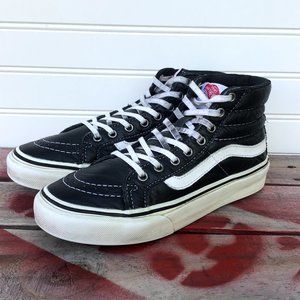 Vans Off The Wall  Leather High Tops T375